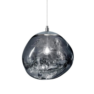 Lámpara colgante cristal de diseño "Abril" - Ø 28cm - Barcelona Led-Decoración