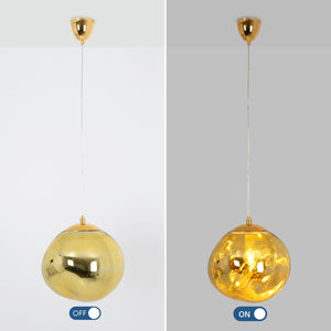 Lámpara colgante cristal de diseño "Abril" - Ø 28cm - Barcelona Led-Decoración