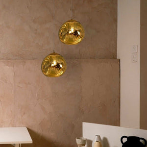 Lámpara colgante cristal de diseño "Abril" - Ø 28cm - Barcelona Led-Decoración