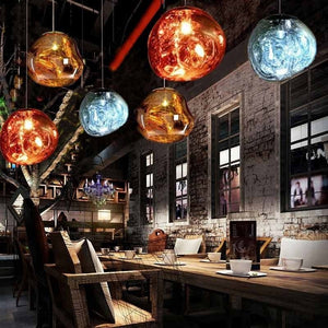 Lámpara colgante cristal de diseño "Abril" - Ø 28cm - Barcelona Led-Decoración