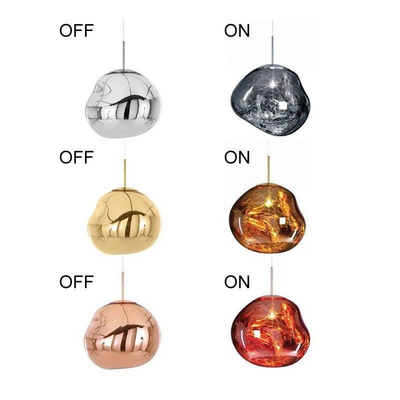 Lámpara colgante cristal de diseño "Abril" - Ø 28cm - Barcelona Led-Decoración