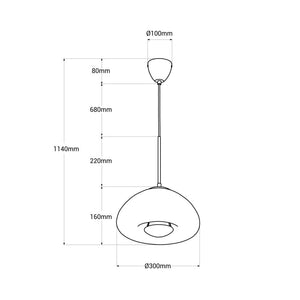 Lampara colgante de diseño "Hugo" (19)