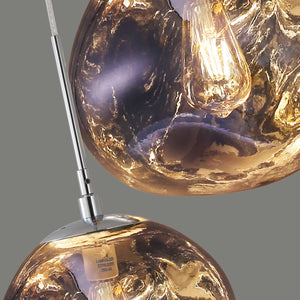 Lámpara colgante cristal triple "KADNIS" - 3 x E27 (49)