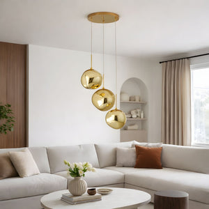 Lámpara colgante cristal triple "KADNIS" - 3 x E27 (22)