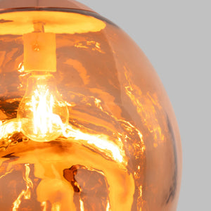Lámpara colgante cristal de diseño "RAINY" - Ø 36cm (9)