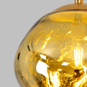 Lámpara colgante cristal de diseño "RAINY" - Ø 36cm (30)