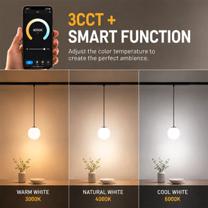 Lámpara LED de suspensión para carril magnético - 6W - 10mm - CCT + SMART FUNCTION (6)
