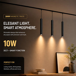 Foco LED de suspensión para carril magnético - 10W - 26mm - CCT + SMART FUNCTION (2)