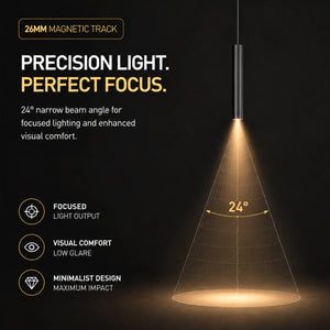 Foco LED de suspensión para carril magnético - 10W - 26mm - CCT + SMART FUNCTION (6)