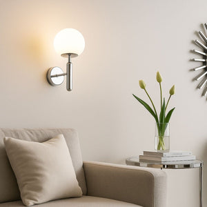 Aplique de pared bola cristal "Elsa" - E14 - Barcelona Led-Decoración