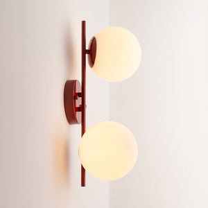 Aplique de pared doble bola cristal "Double" (29) & Aplique de pared doble bola cristal "Double"