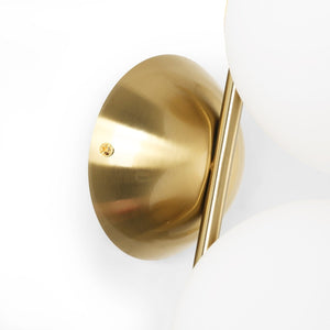 Aplique de pared doble bola cristal "VIC 150" - E27 - Ø 15cm - Barcelona Led-Decoración