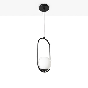 Lámpara colgante bola cristal "JOHN" - E27 - Ø 15cm (42)