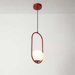Lámpara colgante bola cristal "JOHN" - E27 - Ø 15cm
