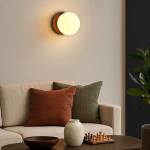Aplique de pared bola cristal "ARCE" - E27 - Ø 15cm