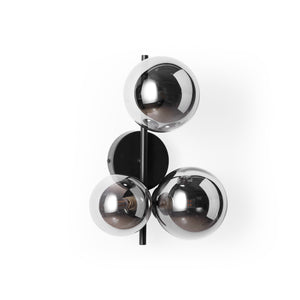 Aplique de pared con esferas de cristal "CATY" - 3 x G9 (22)