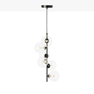 Lámpara colgante con esferas de cristal "ROMEE" - 6 x G9 (16)