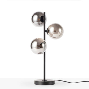 Lámpara de mesa con esferas de cristal "COMI" - 3 x G9 - Barcelona Led-Decoración