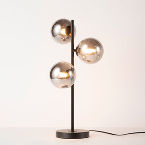 Lámpara de mesa con esferas de cristal "COMI" - 3 x G9 - Barcelona Led-Decoración