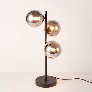 Lámpara de mesa con esferas de cristal "COMI" - 3 x G9 - Barcelona Led-Decoración