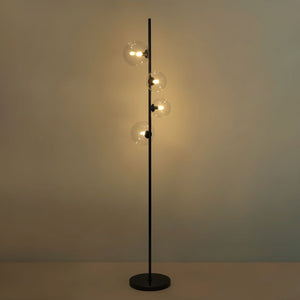 Lámpara de pie con esferas de cristal "STAND"- 4 x G9 - Barcelona Led-Decoración