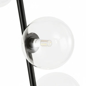 Lámpara de pie con esferas de cristal "STAND"- 4 x G9 - Barcelona Led-Decoración