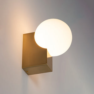 Aplique de pared de diseño "SIDERAL" - G9 - Bola de cristal (40)