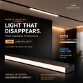 Luminaria lineal para carril magnético - 12W - 120º - 10mm - CCT + SMART FUNCTION 3