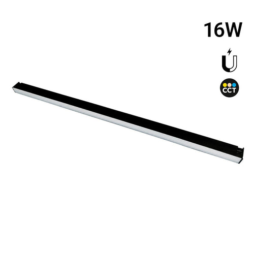 Linear luminaire for magnetic track - 16W - 120º - 10mm - CCT + SMART FUNCTION
