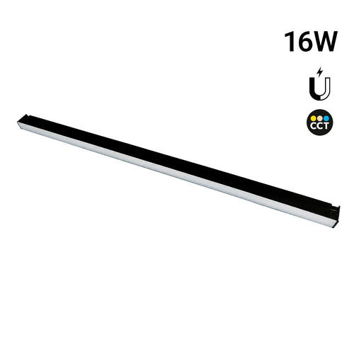 Linear luminaire for magnetic track - 16W - 120º - 10mm - CCT + SMART FUNCTION