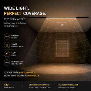 Luminaria lineal para carril magnético - 16W - 120º - 10mm - CCT + SMART FUNCTION (7)