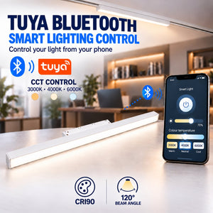 Foco lineal para carril magnético 48V - CCT - 20W - OSRAM chip - TUYA bluetooth - CRI90 - 600mm (1)
