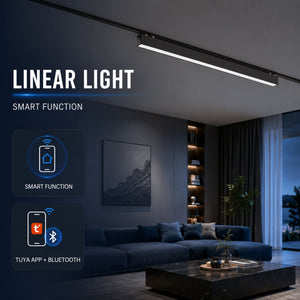 Luminaria lineal para carril magnético - 48W - 120º - 26mm - CCT + SMART - 48V (8)