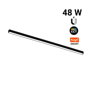 Luminaria lineal para carril magnético - 48W - 120º - 26mm - CCT + SMART - 48V
