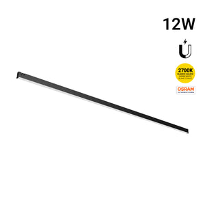 Luminaria lineal para carril magnético - 12W - 120º - 5mm - 24V