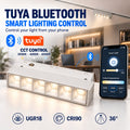 Foco lineal para carril magnético 48V - CCT - 6W - UGR18 - OSRAM chip - TUYA bluetooth - 36º 2