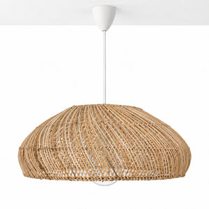 Lámpara colgante de ratán "TULIA" - E27 - Ø50 cm (10)