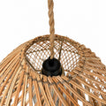 Suspension en rotin « SIENA » avec interrupteur et douille - E27 - Ø40 cm 5