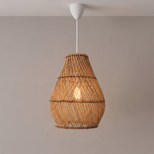 Suspension en rotin