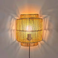 Jute wandlamp