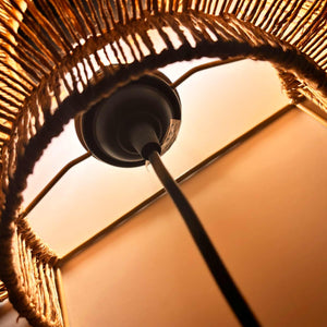 Aplique de pared de Yute "CARR" - E27 - Interruptor y enchufe (7)