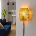 Jute wandlamp