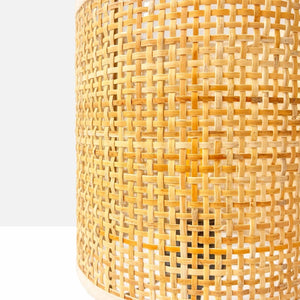 Lámpara de mesa de mimbre "JORN" - E27 - Barcelona Led-