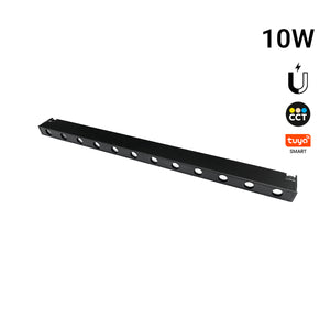 Luminaria lineal para carril magnético - 10W - 24º - 10mm - CCT + SMART - UGR18 - 48V