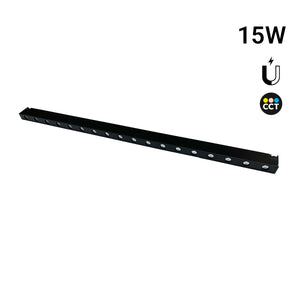 Luminaria lineal para carril magnético - 15W - 24º - 10mm - CCT + SMART - UGR18