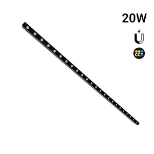 Luminaria lineal para carril magnético - 20W - 24º - 10mm - CCT + SMART - UGR18