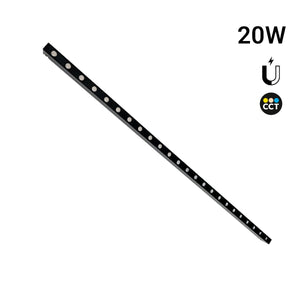 Luminaria lineal para carril magnético - 20W - 24º - 10mm - CCT + SMART - UGR18