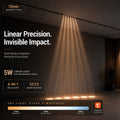 Linear luminaire for magnetic track - 5W - 24º - 10mm - CCT + SMART - UGR18 4