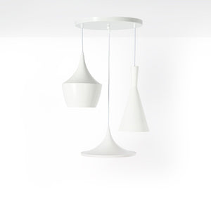 Lámpara colgante nórdica de metal "Trippel" - Barcelona Led-Decoración
