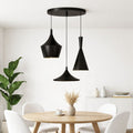 Scandinavische metalen hanglamp